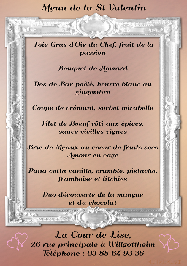 2017 02 06 la cour de lise menu st valentin 2017