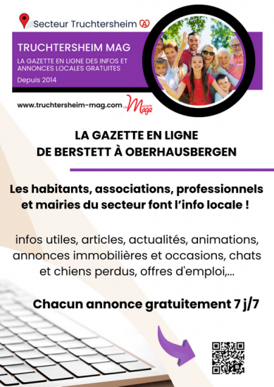 Affiche gazette en ligne truchtersheim mag