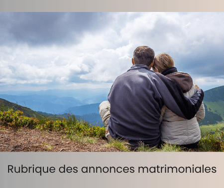 Rubrique annonces matrimoniales